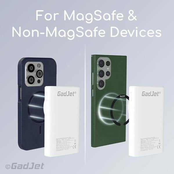 GadJet MagJet 8,000mAh Fast Wireless Power Bank