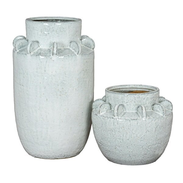 Wyld Haus Bloom Large Hydria White Ceramic Flower Vase