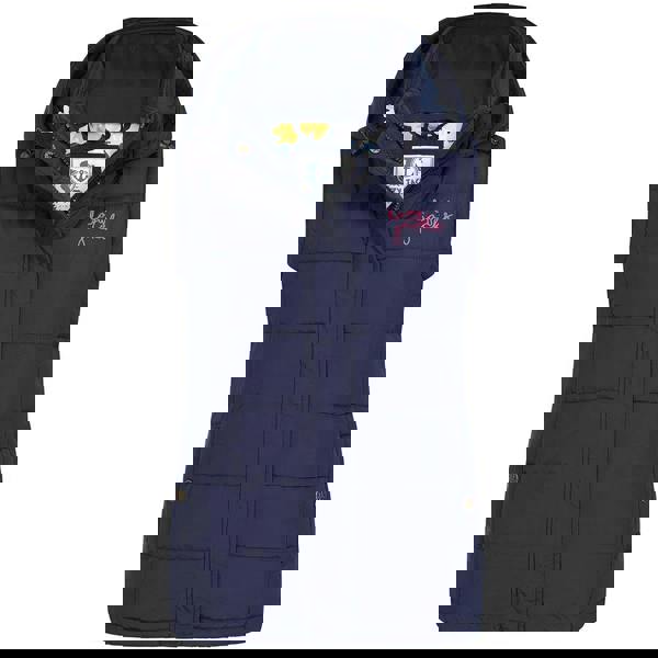 Lazy Jacks Women's Contrast Lining Gilet - Marine