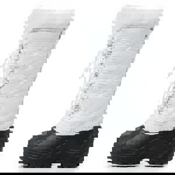 VIVA Polar Womens Cuff Lace Up Waterproof Winter Mid Calf Snow Rain Boots