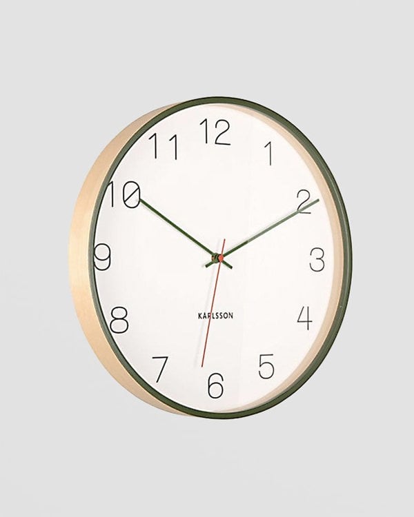 Wall Clock Joy - Green
