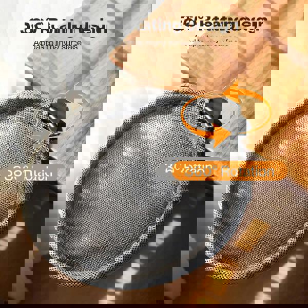 Skylos Cat Bed for Desk 360° Rotating Sturdy Hammock Plush Mesh Hold 21kg Indoor