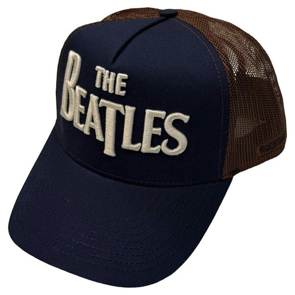 The Beatles Drop T Logo And Apple Trucker Cap
