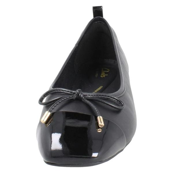 Clarks Ladies Clarks Square Toe Ballet Shoes Ubree15 Poppy