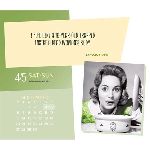 Wit Of Women Desk Calendar 2027, Desk Calendars, Day To View, Humour, Gift