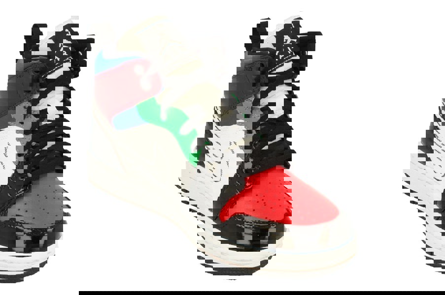 Nike Womens Air Jordan 1 Mid Se Trainers Db5454  001 - Black White University Red 001 - Photo 3