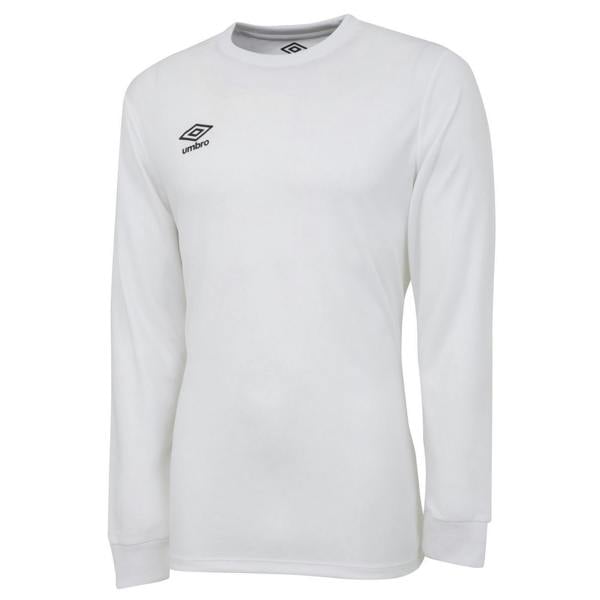Umbro Childrens/Kids Club Long-Sleeved Jersey - White - 
