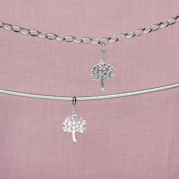 Sterling Silver Tree of Life Charm - MYLEE London