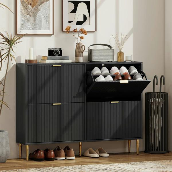 Flip-down Shoe Cabinet
