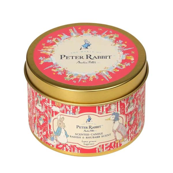 Peter Rabbit Candle Peter Rabbit Radish & Rhubarb Tin Candle