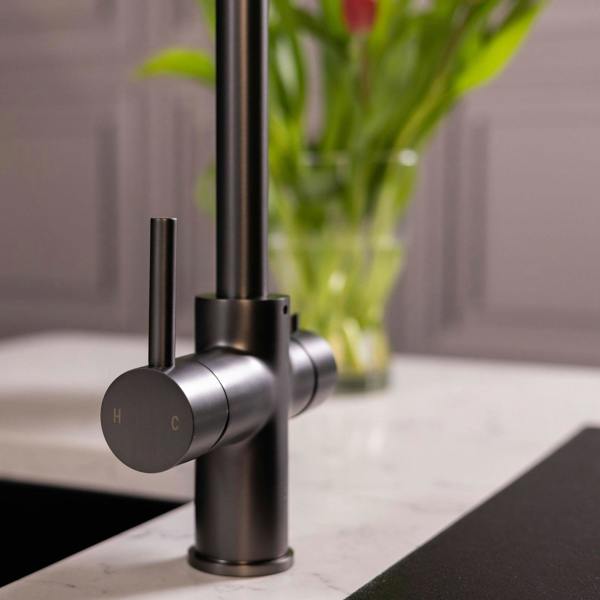 Flode tre | 3 in 1 Boiling Water Tap | Gun Metal Finish