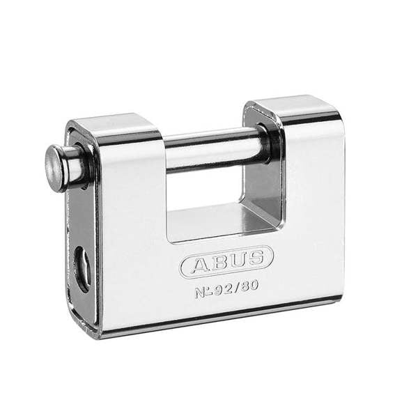 Abus Mechanical 92 Series Monoblock Shutter Padlock - Multi Colour - 