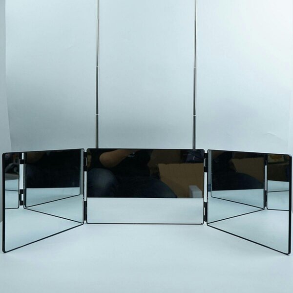 Dyzi 3-Way Over Door Mirror Adjustable Height Portable Dressing Mirror