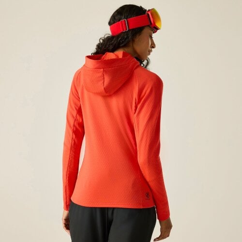 Dare 2B Womens Ventura Stretch Hooded Midlayer - Grenadine