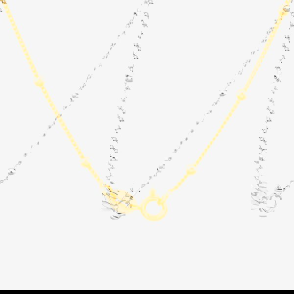 T. H. Baker 9ct Yellow Gold 16 Inch Curb & Ball Chain 1.13.7913