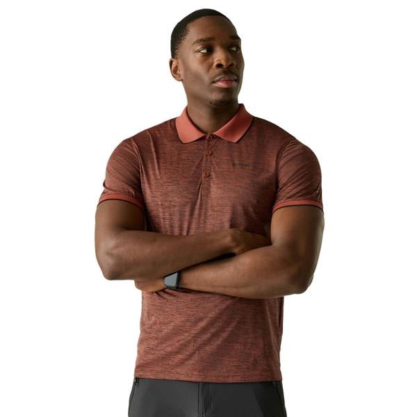 Regatta Mens Remex II Jersey Polo Shirt - Brick - 