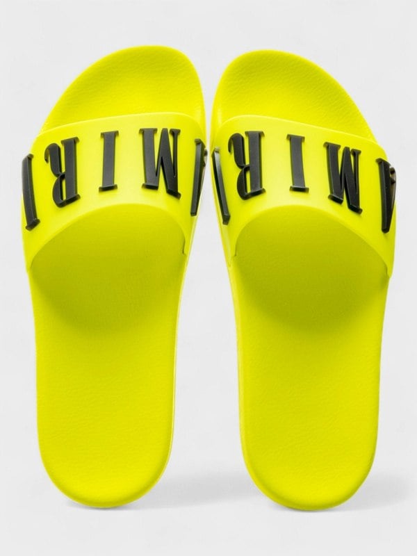 Amiri Rubber Classic Logo Pool Slide 'Volt' - Supplied FashionAmiri