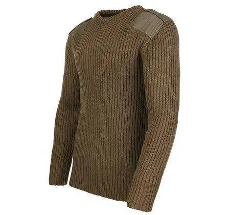 Crew Neck Combat Jumper - Hi-Vis Trousers