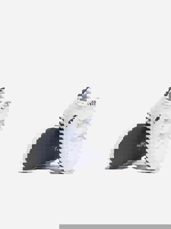 Ralph Lauren Kids Ralph Lauren Baby Boys Heritage Court II Trainers in White