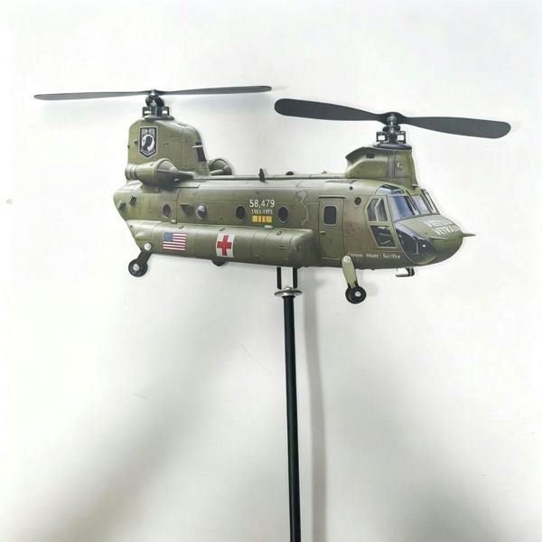 Leaper Helicopter Wind Spinner