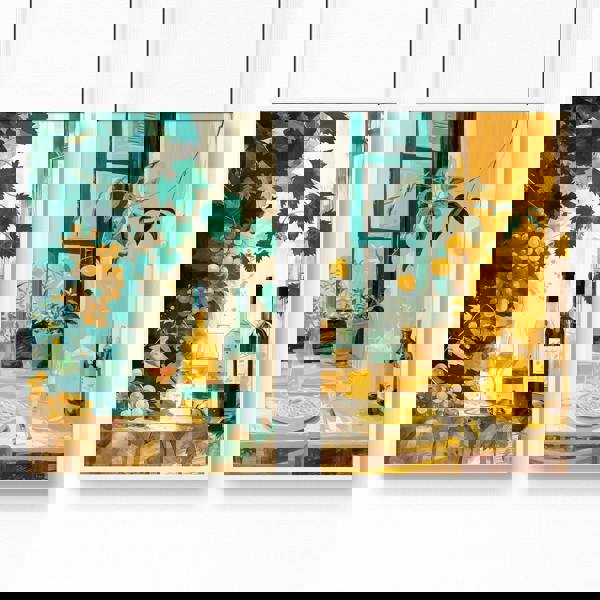 Living Room Canvases | Set of 2 Italian Lifestyle Wall art Prints