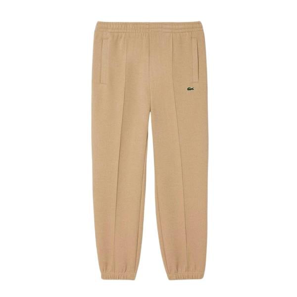 Lacoste Mens Organic Cotton Regular Sweatpants - Beige - 