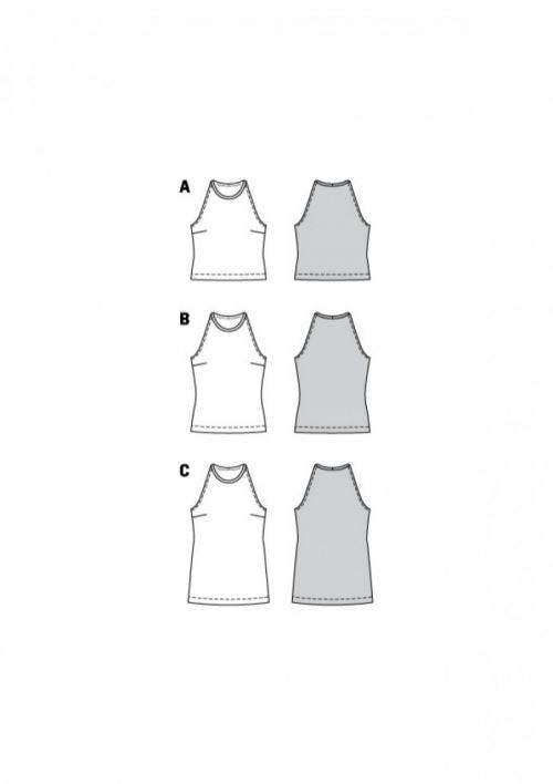 Burda Sewing Pattern 5999 Tops For Women, 8-22 (34-48) - Easy
