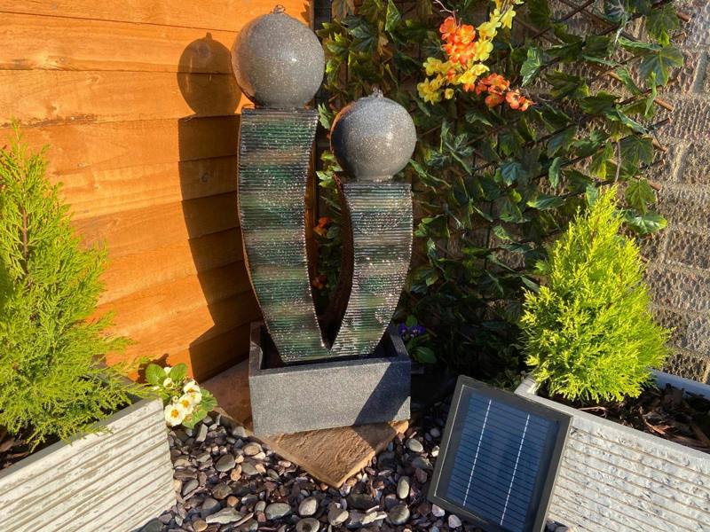 Tranquillity Water Features Compact Friendship Modern Solar Water Feature