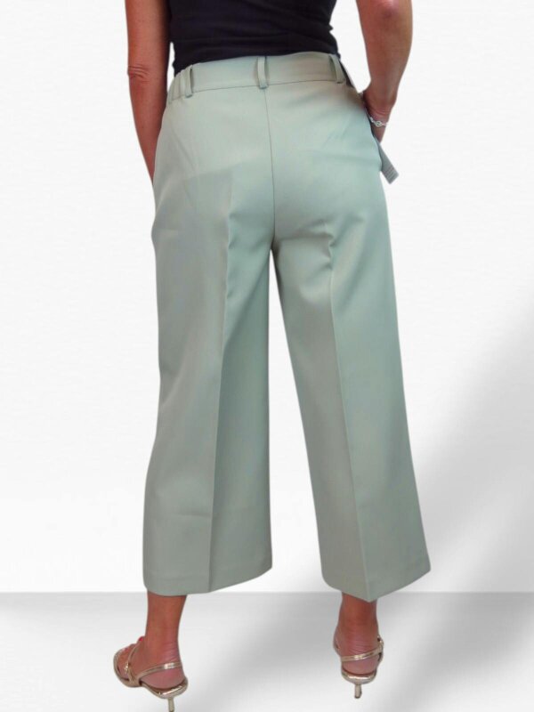 Paulo Due Womens Wide Leg Cropped Tailored Trousers