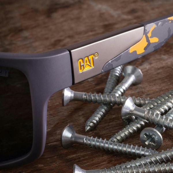Caterpillar Sunglasses CTS-8029 108P Matte Grey Camouflage Grey Polarized