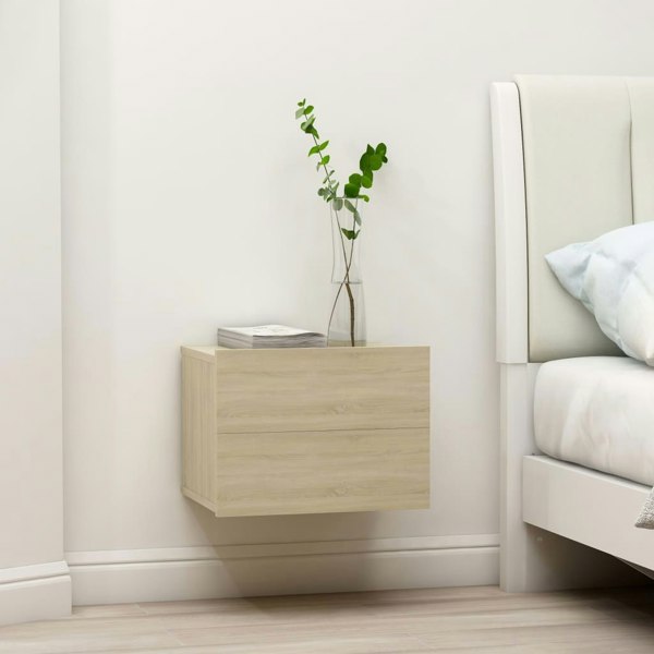 Berkfield Bedside Cabinet Sonoma Oak 40x30x30 cm Engineered Wood