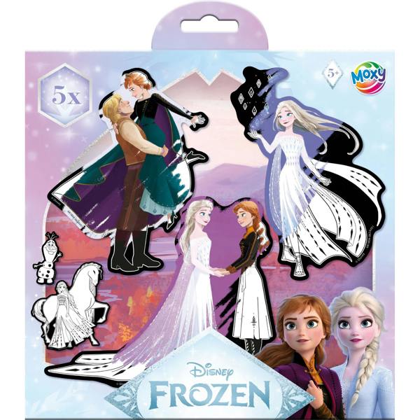 Frozen Scratch Art Stickers