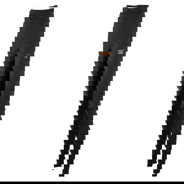 Scruffs Pro Base Layer Bottoms, black thermal compression leggings for men, high-performance base layer for outdoor work or sports.