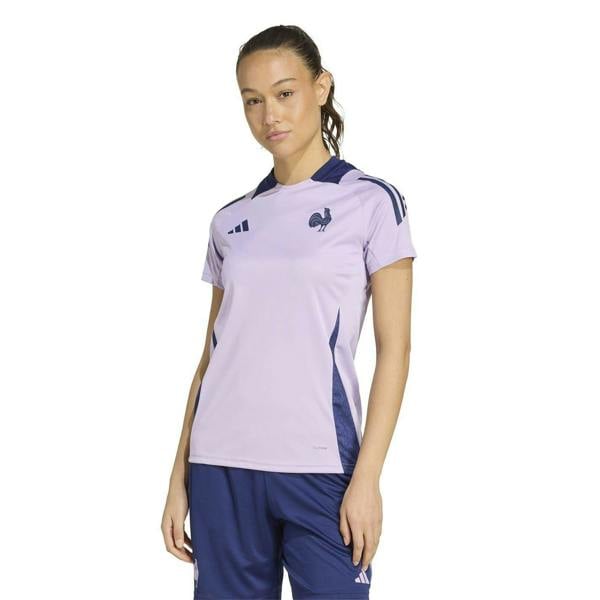 Adidas Womens/Ladies Performance France FFR Jersey - Plum Purple - 