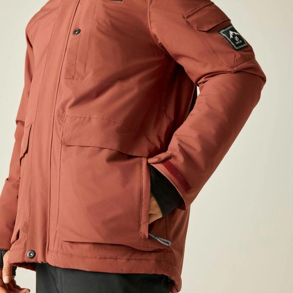Dare 2B Mens Twin Tip ll Ski Jacket - Rustic Red - 