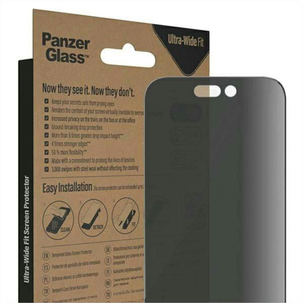 PanzerGlass Panzer Glass Ultra Wide Fit Privacy Screen Protection for iphone 14 Pro 6.1" - P2772