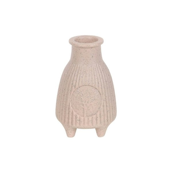 Serano Greige Ribbed Palo Santo Burner