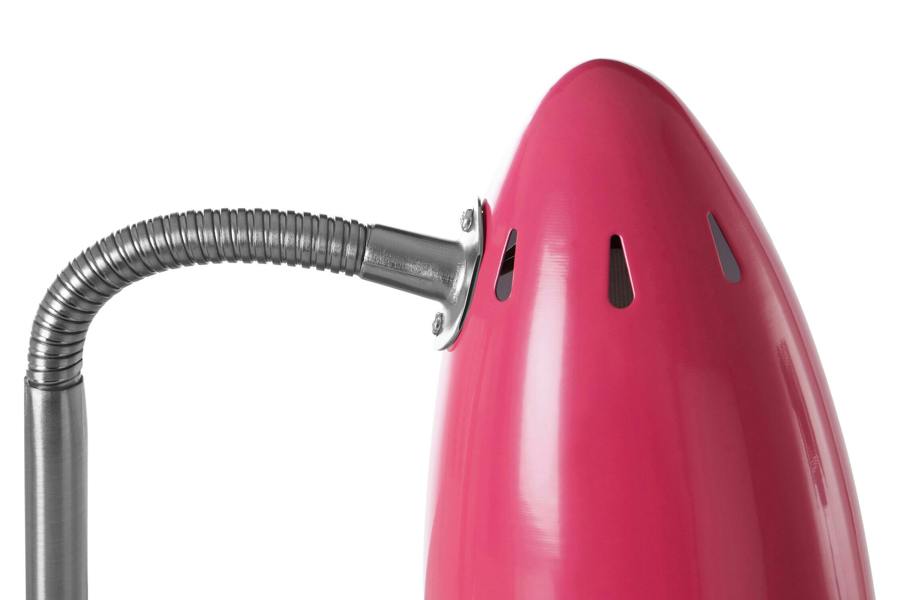 Maison by Premier Flexi Pink Gloss Desk Lamp