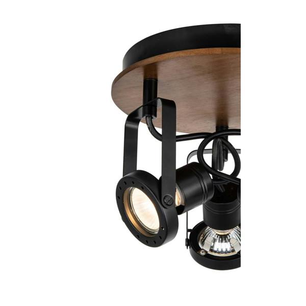 COSYLYTE Riverton 3 Light Matt Black Spotlight