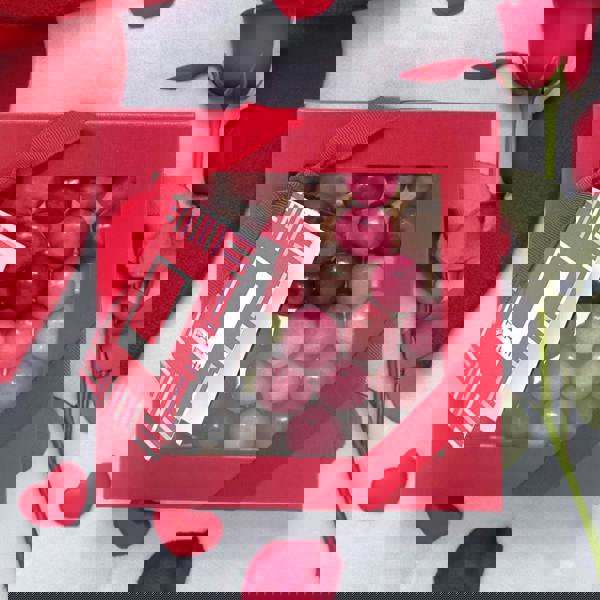 Assorted Rum, Coffee and Cherry Liqueur Dragees Luxury Gift Box, Palm Oil Free, 200g