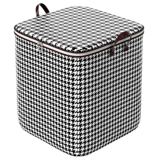 Havendro 3Pcs 180L Large Storage Bags Thickened Dustproof Clothes Quilt Organizer Box - black
