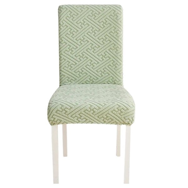 Anyseat Cypress Green Puzzle Design Elastic Chair Cover for Dining Room