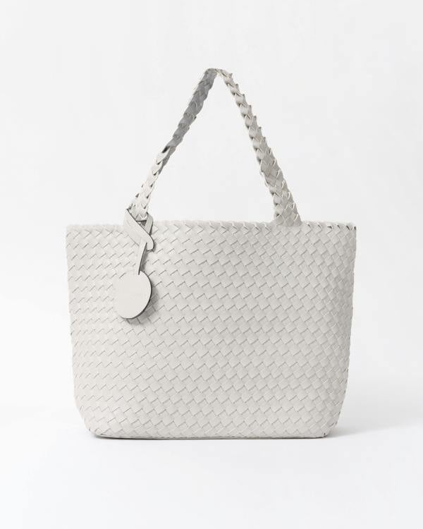 Reversible Braided Shopper in Moonstruck Silver 030710 - Front