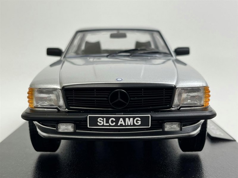 KK Scale Mercedes 500 SLC 6.0 AMG C107 1985 Silver 1:18 Scale KK Scale 180891