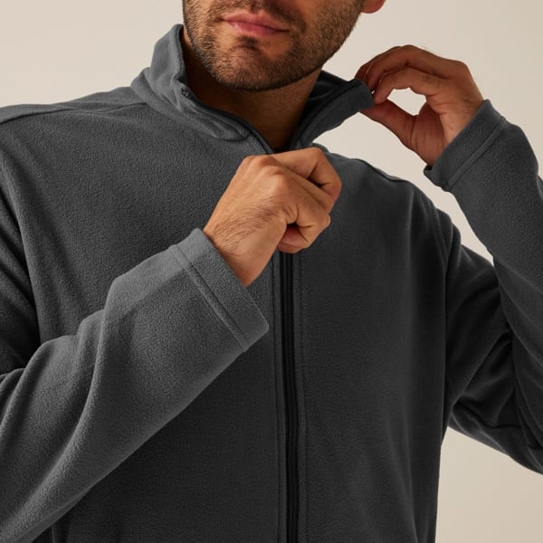 Regatta Mens Classic Microfleece Jacket - Seal Grey