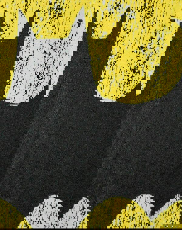 DC Comics Mens Black Batman Logo Hoodie