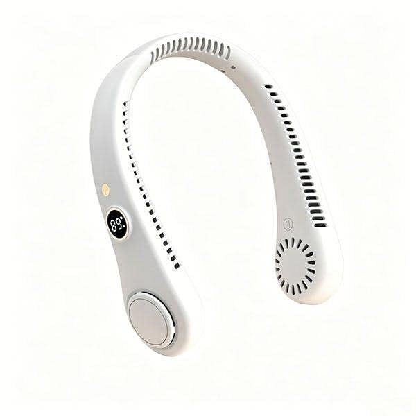 Leaper USB Bladeless Portable Neck Fan With LED Display