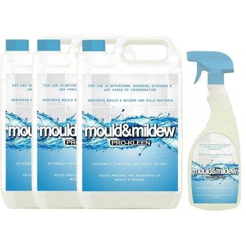 ProKleen 15L + 750ml of Pro-Kleen Mould & Mildew Remover Killer & Cleaner Super Concentrate Spray