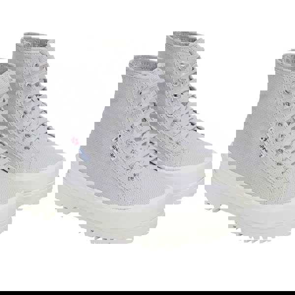 Superga Womens 2341 Cotu Alpina High Tops - Grey Silver/Avorio