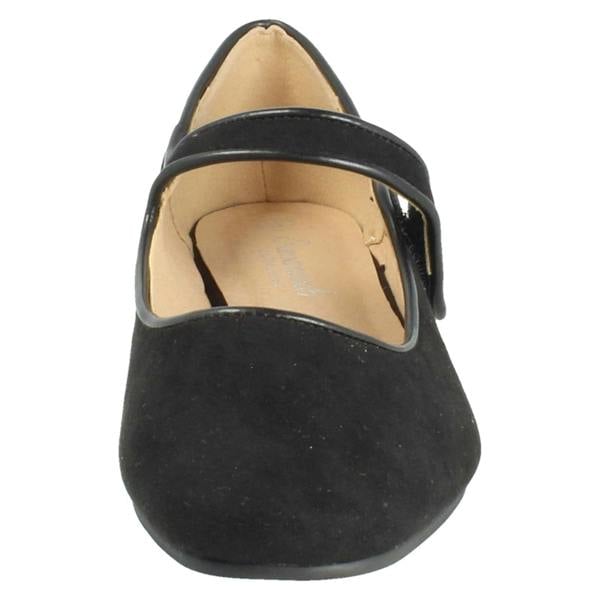 Savannah Ladies Savannah Hook and Loop Strap Mary Jane Style Shoes F80590